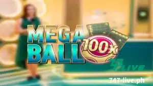 Mega Ball is a unique, fun and fast-paced game show exclusively available from Evolution. This shows one or two Mega Ball bonus rounds.