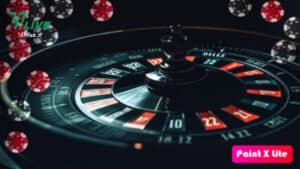 Ang larawan ay roulette na nakikita sa casino